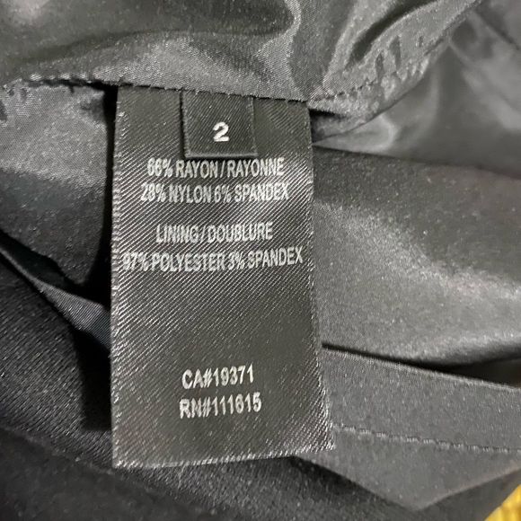 ROBERT Rodriguez Black Open Back Mini Dress Size 2 - Picture 6 of 7